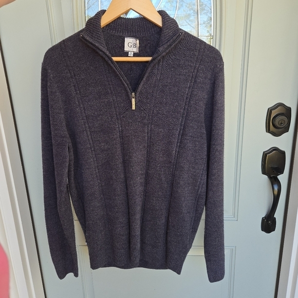 Geoffrey Beene Quarter Zip Sweater - Picture 1 of 4